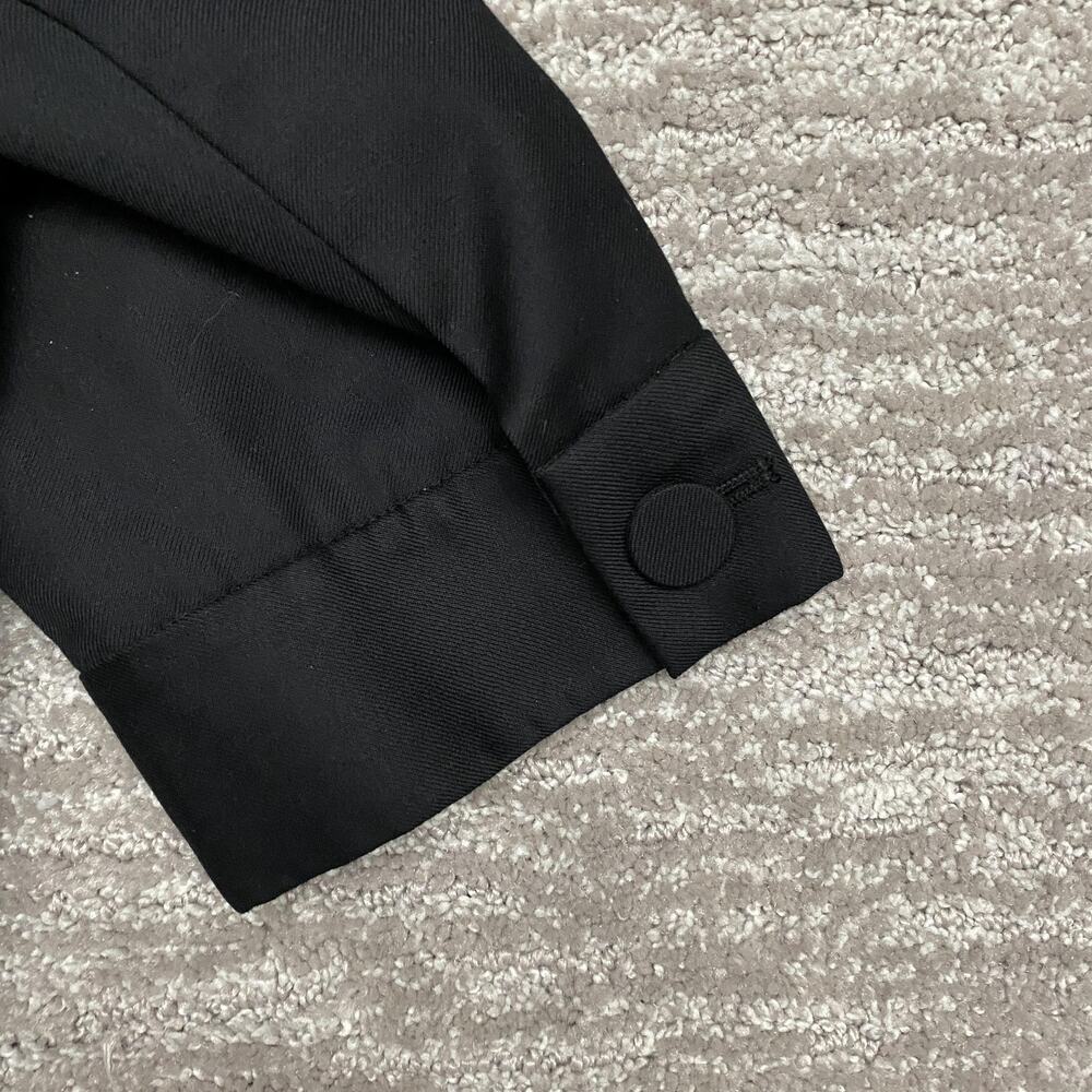 J.Crew Dress Womens 4 Black Wool Sheath Pockets Back Buttons Career Capsule - Picture 8 of 16